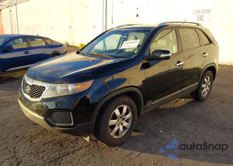 2012 Kia Sorento Lx V6 из США, поврежденный, VIN 5XYKTDA20CG270013